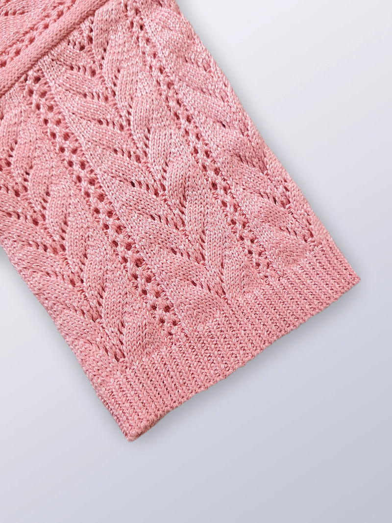 Maya – Cardigan ajouré manches courtes